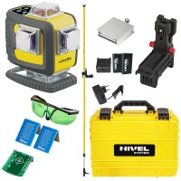 Multikryžminis lazeris Nivel System CL4D-B + gairė LP-36